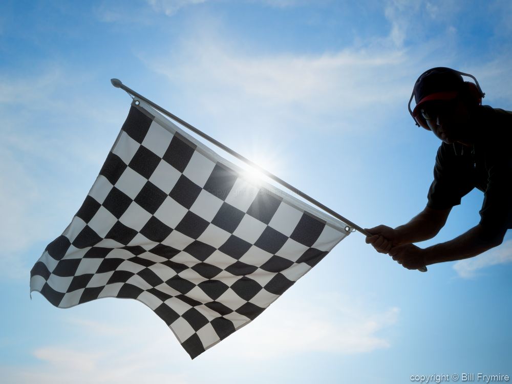 first-winner-speed-checkered-flag